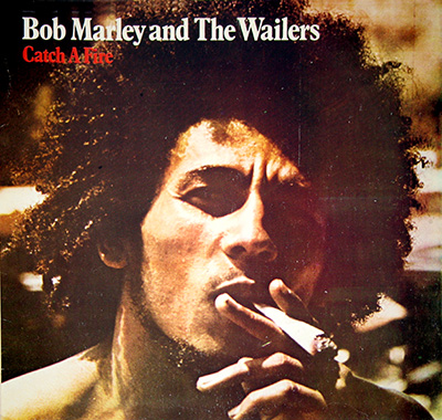 BOB MARLEY & THE WAILERS - Catch a Fire (Jamaican Release) album front cover vinyl record